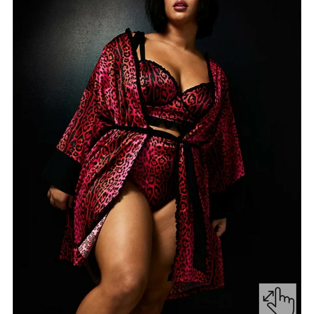 Betsy Johnson romantic leopard robe ( sold out online )